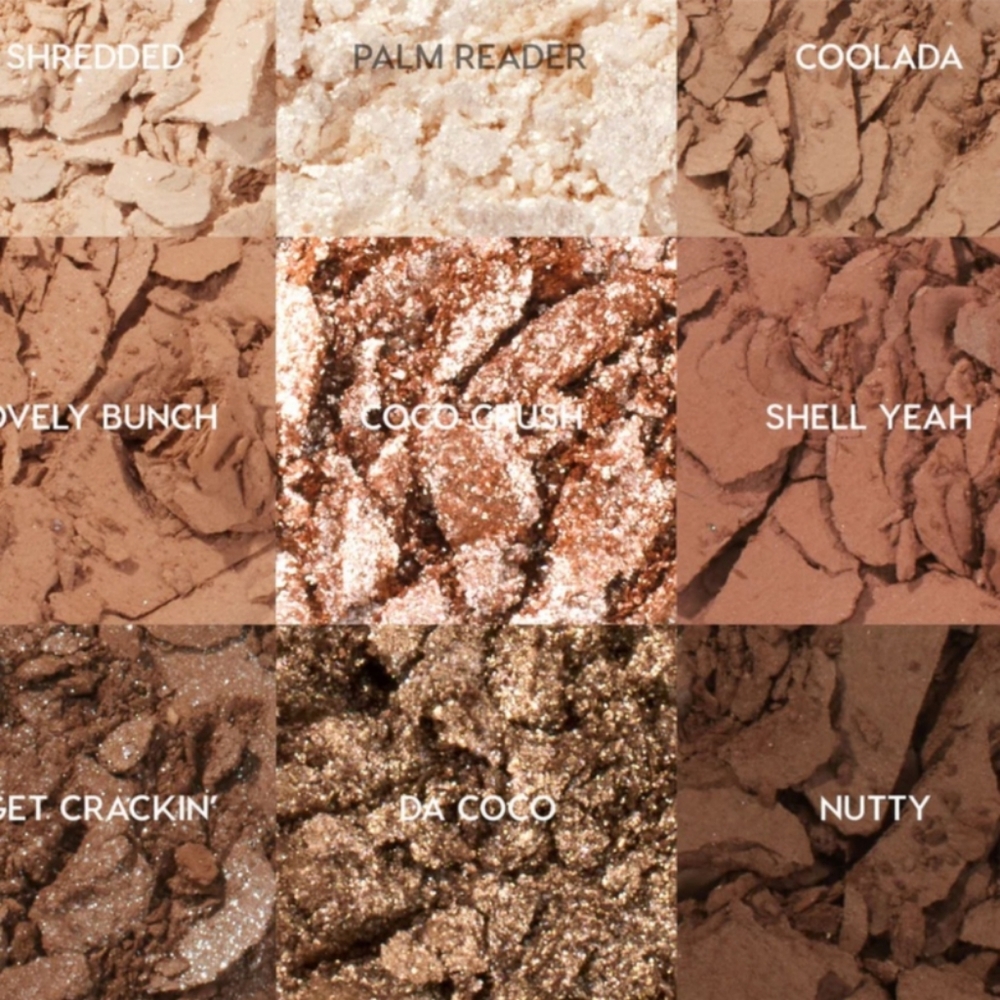 NEW Colourpop Going Coconuts! 9 Pan Eyeshadow Palette NIB NEW IN BOX - Picture 6 of 9